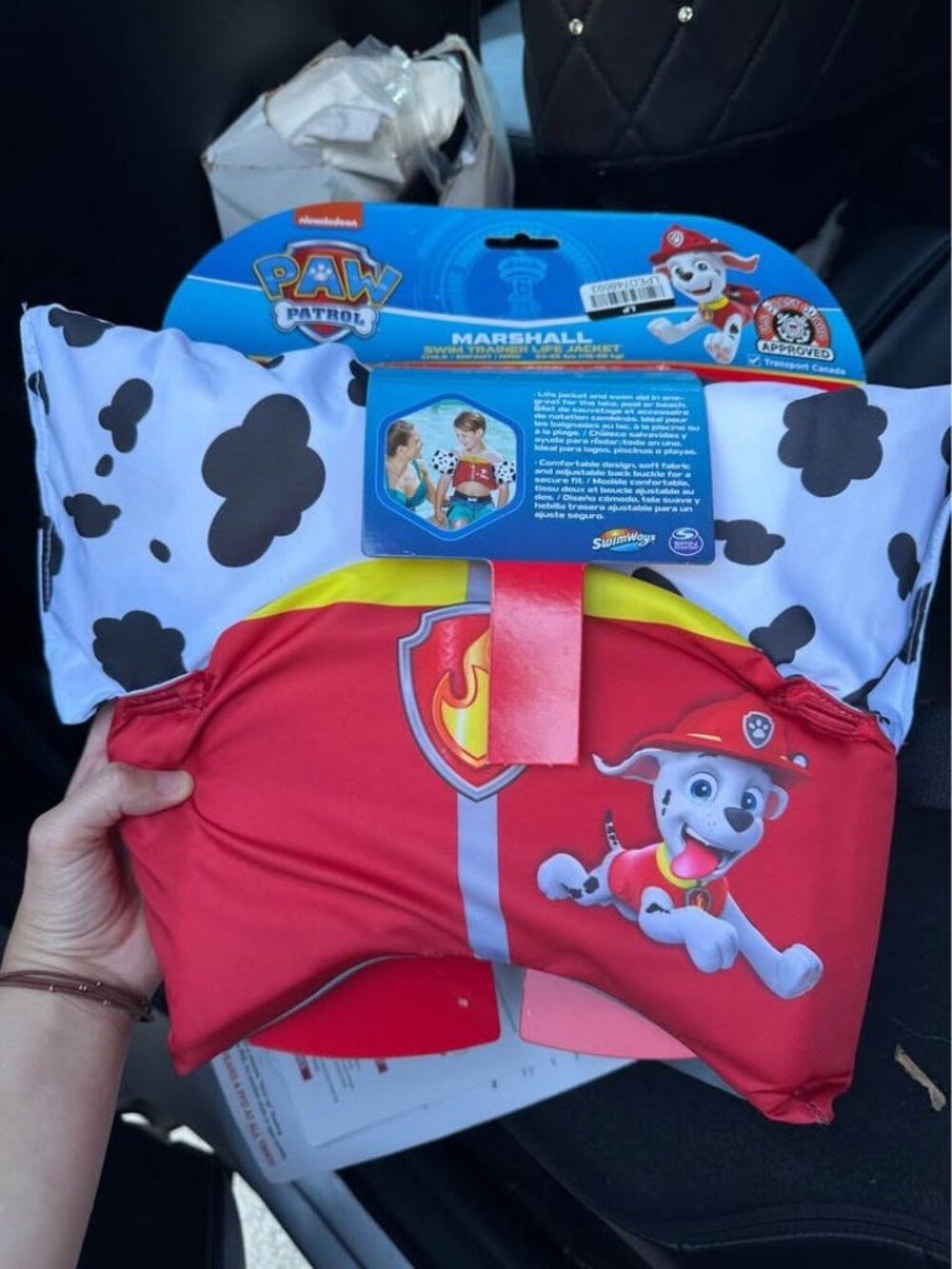 SwimWays PAW Patrol Marshall swim trainer life jacket